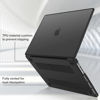 Picture of ProCase for MacBook Pro 16 Inch 2023 2022 2021 (M3 A2991 /M2 A2780 /M1 A2485), Translucent Hard Shell Cases Shockproof Cover for MacBook Pro 16" -Black