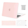 Picture of MOSISO Compatible with MacBook Pro 13 inch Case M2 2024, 2023, 2022-2016 A2338 M1 A2251 A2289 A2159 A1989 A1708 A1706, Plastic Hard Shell&Keyboard Cover&Screen Protector&Storage Bag, Chalk Pink