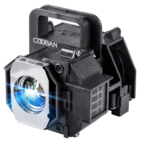 Picture of COOBAN ELPLP49 /V13H010L49 Replacement Projector Lamp Bulb with Housing for Epson PowerLite Home Cinema 8350 /PowerLite Home Cinema 8700UB 8500UB, H373A H336A, PowerLite PC 9700UB 9500UB 9350 9100