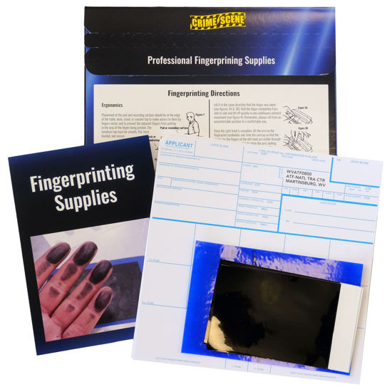 Picture of FD-258 ATF NFA Fingerprint Kit, Five Cards, Ink and Directions