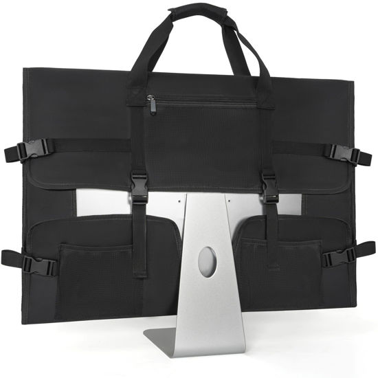 Picture of WELIDAY Monitor Carrying Case for 27"-32" LCD Screens and Monitors, Protective Storage Case Monitor Dust Cover Compatible with iMac 27" Desktop Computer and Accessories