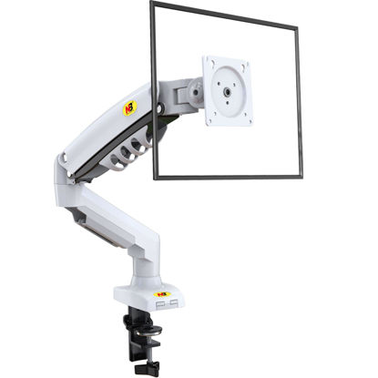 Picture of NB North Bayou Monitor Desk Mount Stand Full Motion Swivel Monitor Arm with Gas Spring for 17-30''Monitors(Within 4.4lbs to 19.8lbs) Computer Monitor Stand F80-W