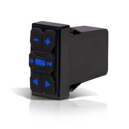 Picture of BOSS Audio Systems BPS1RS Carling Rocker Switch - Receives Audio Via Bluetooth and 3.5 mm Jack Directly to an Amplifier. Best for ATV/UTV. Also Marine, RV, Trucking, Emergency Vehicle Industries