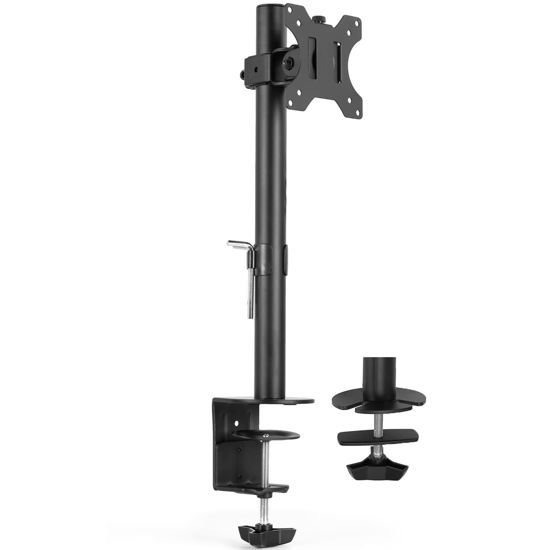 Picture of VIVO Single 13 to 38 inch LCD Monitor Heavy Duty Desk Mount Stand, Holds 1 Standard to Ultrawide Screen up to 38 inches, STAND-V001C