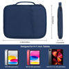 Picture of iPad Pro 11 Inch Sleeve Case, Travel Tablet Carrying Bag for iPad Pro 11-in (M4), iPad 10.9 (10th Gen), iPad Air 11-in (M2), Galaxy Tab S9/S8 (Navy Blue-11)