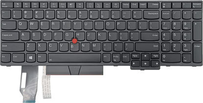 Picture of Replacement Keyboard for Lenovo Thinkpad T15 T590 E590 E580 E585 L580 L590, Thinkpad P15S P52 P72 P53 P73 Series Laptop with Backlit US Layout