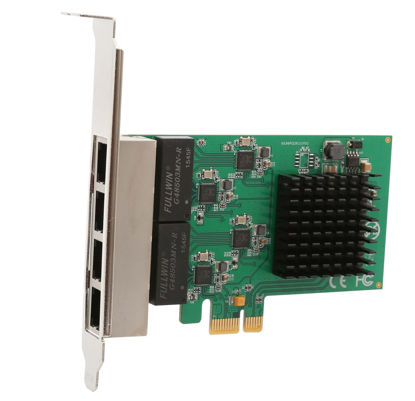 Picture of SYBA MULTIMEDIA 4 Port Gigabit Ethernet PCI-e X1 Network Interface Card (SI-PEX24042)