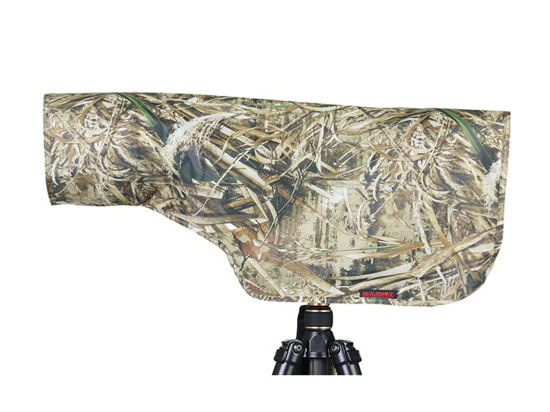 Picture of CHASING BIRDS Camouflage Waterproof Opaque Anti-UV Rain Covers Raincoat for Camera and Lens Compatible with Canon Sony Nikon Sigma Tamron Fujifilm Olympus 300/400/500/600/800mm (Reed Camouflage, L)