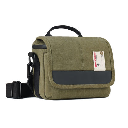 Picture of Besnfoto Camera Bag Small Mirrorless Camera Shoulder Bag Purse Waterproof Canvas Cute Compact Camera Messenger Bag Case for Women and Men