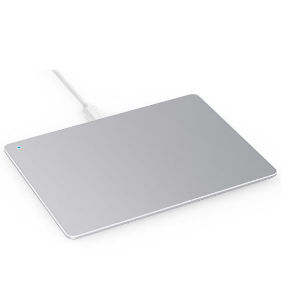 Picture of HongMall External Trackpad, Wired Ultra Slim Trackpad with Multi-Touch Gestures, Plug & Play- No Latency, Touchpad Mouse for Windows 7/8/10/11- White