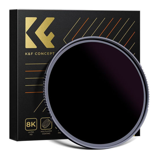 Picture of K&F Concept 72mm ND100000 ND Camera Lens Filter,16.6-Stops Fixed Neutral Density Filter with 28 Multi-Layer Coatings Waterproof & Scratch Resistant (Nano-X Series)