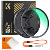 Picture of K&F Concept 82mm MC UV Lens Protection Filter with Filter Cap Cleaning Cloth Optical Glass Ultra Slim 28 Multi-Layer Coatings Camera Lens UV Filter (Nano-X Series)