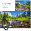 Picture of K&F Concept 49mm ND1000 CPL Lens Filter Kit (2 Pcs) Neutral Density ND1000 + Circular Polarizer Filter with 24 Multi-Layer Coatings for Camera Lens