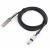 Picture of QSFP (SFF-8436) to SFF-8088 DDR Hybrid Min SAS Cable, External Copper SAS Cable for NetApp DS4243 DS4246 DS2246, 100-Ohm, 1.5-m(4.9ft)