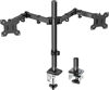 Picture of MOUNT PRO Dual Monitor Mount Fits 13-32 Inch/17.6lbs LCD Screen, Computer Monitor Desk Mount, Articulating Monitor Arm, Height Adjustable Monitor Stand for 2 Monitors, VESA Mount 75x75/100x100mm