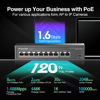 Picture of MokerLink 10 Port PoE Switch with 8 Port PoE+, 2 Fast Ethernet UpLink, 100Mbps, 120W 802.3af/at PoE, Fanless Plug & Play