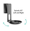 Picture of ynVISION.DESIGN Adjustable Wall Mount Compatible with Sonos ERA 100 Speaker - Black 2 Pack