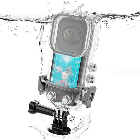 Picture of Coyktonty Dive Case Waterproof Case for Insta360 ONE X3,Supports 45M/148 FT Underwater Scuba Snorkeling Deep Diving with Bracket Accessories