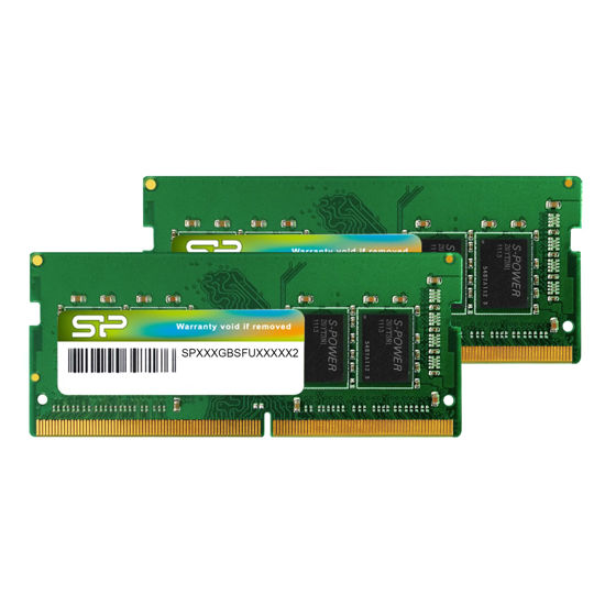 Picture of Silicon Power DDR4 32GB (2x16GB) 3200MHz (PC4-25600) CL22 SODIMM 260-Pin 1.2V Non-ECC Laptop RAM Notebook Computer Memory SU032GBSFU320F22AF