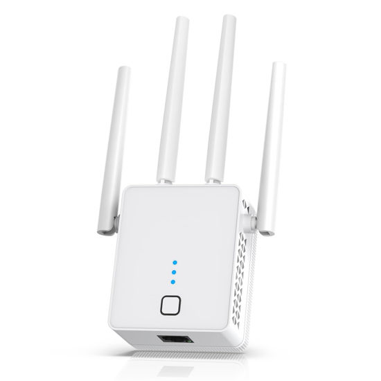 Picture of WiFi Extender, 2024 Fastest WiFi Booster 1200Mbps Dual Band (5GHz/2.4GHz) WiFi Extenders Signal Booster for Home, WiFi Repeater with Ethernet Port Covers up to 10000sq. ft and 55 Devices