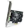 Picture of StarTech.com 2 Port PCI Express SATA 6 Gbps eSATA Controller Card - Dual Port PCIe SATA III Card - 2 Int/2 Ext - SATA III 6Gbps (PEXESAT322I)