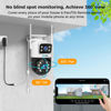 Picture of SOVMIKU Dual Lens Linkage 6MP Security WiFi Cameras Outdoor, PTZ, Auto Tracking, Human Detection, Light Alarm, Color Night Vision, Only 2.4G WiFi, 2 Way Audio, 24/7 Record, Plug-in Cable