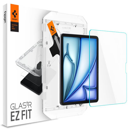 Picture of Spigen Tempered Glass Screen Protector [GlasTR EZ Fit] Designed for iPad Air 11 inch M2 (2024) [9H Hardness/Case-Friendly]