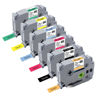 Picture of 6Pk Replace for Brother Label Maker Tape Work with Brother P Touch Label Tape 12mm 0.47 Laminated Colored TZ 1/2" TZe-B31 TZe-335 TZe431-731 for PT-H103w H110 D210 D400 1180 1280 1890 2040,8m 26.2ft