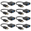 Picture of Ankey Display Port to VGA Adapter,8 Pack Gold-Plated DisplayPort DP to VGA Converter (Male to Female) for Computer, Desktop, Laptop, PC, Monitor, Projector, HDTV