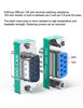 Picture of JUXINICE 10Pack CAN Bus Terminal Resistance 120 OHM D-SUB 9 PIN RS323 Serial Male to Female Connector Adatper -CAN DB9 Adapter