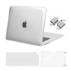 Picture of MOSISO Compatible with MacBook Air 15 inch Case 2024 2023 Release M3 A3114 M2 A2941 Liquid Retina Display Touch ID, Plastic Hard Shell Case&Keyboard Cover&Screen Protector&Type C Adapter,Crystal Clear