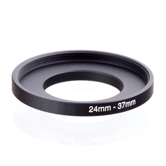 Picture of 24mm Lens to 37mm Camera Lens Adapter,24mm to 37mm Filter Step up Ring Adapter Ring,Compatible with All 37mm UV,CPL,ND,Lens Hood,Threaded Lens ect.