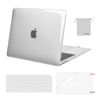 Picture of MOSISO Compatible with MacBook Air 13 inch Case 2022, 2021-2018 Release A2337 M1 A2179 A1932, Plastic Hard Shell&Keyboard Cover&Screen Film&Storage Bag for MacBook Air 13.3 inch Case, Transparent