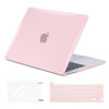 Picture of EooCoo Pink Case Compatible with MacBook Pro 13 inch M2 2022, 2020-2017 Release M1 A2338 A2289 A2251 A2159 A1989 A1706 A1708 Glossy Hard Case with Keyboard Cover, Screen Protector, Baby Pink