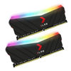 Picture of PNY XLR8 Gaming 16GB (2x8GB) DDR4 DRAM 3600MHz (PC4-28800) CL18 1.35V RGB Dual Channel Desktop (DIMM) Memory - MD16GK2D4360018XRGB