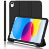 Picture of iMieet New iPad 10.9 Inch Case 2022(10th Gen) with Pencil Holder,Trifold Stand Smart Case with Soft TPU Back,Auto Wake/Sleep(Black)