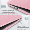 Picture of May Chen Compatible with M3 MacBook Air 13.6 inch Case 2022 2023 2024 A3113 A2681 M2 Chip, Plastic Hard Shell Case for MacBook Air 13.6" with Liquid Retina Display Fits Touch ID, Pink Glitter