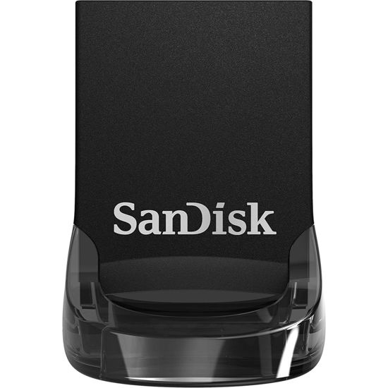 Picture of SanDisk 512GB Ultra Fit USB 3.2 Gen 1 Flash Drive - Up to 400MB/s, Plug-and-Stay Design - SDCZ430-512G-GAM46, Black