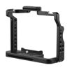 Picture of Andoer Camera Cage Aluminum Alloy Video Cage with Dual Cold Shoe Mounts Numerous 1/4 Inch Threads Replacement for Sony A7IV/ A7III/ A7II/ A7R III/ A7R II/ A7S II