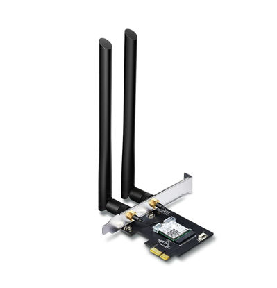 Picture of TP-Link AC1200 PCIe WiFi Card for PC (Archer T5E) - Bluetooth 4.2, Dual Band Wireless Network Card (2.4Ghz and 5Ghz) for Gaming, Streaming, Supports Windows 11/10, 8.1, 8, 7 (32/64-bit)