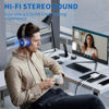 Picture of Headset with Mic, USB Headset with Microphone, Computer Headset with Noise Canceling Microphone for PC Laptop, in Line Mute Controls, Wired Headset for Work from Home /Office/Call Center/Teams/Zoom