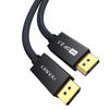 Picture of IVANKY 16K Displayport Cable 10ft, DP Cable 2.1 [16K@60Hz, 8K@120Hz, 4K@240Hz/165H, 2K@360], High Speed Braided Display Cable 2.1 Support HDR10, HDCP 2.2, DSC 1.2a for Graphics/Gaming Monitor/TV, 10FT