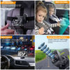 Picture of DoHonest Baby Car Camera for Backseat: HD 1080P Easy Setup Carseat Camera Rear Facing Infant - Crystal Night Vision 360° Rotating Car Baby Monitor for 2 Kids - V33