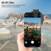 Picture of NEEWER CPL Filter for Phone, 67mm Camera Lens Polarizing Filter with Metal Cold Shoe Phone Clip Compatible with iPhone 15 Pro Max 14 Pro Max 13 Pro Max 13 Mini 12 11 X XS Max Samsung Galaxy, FL-27