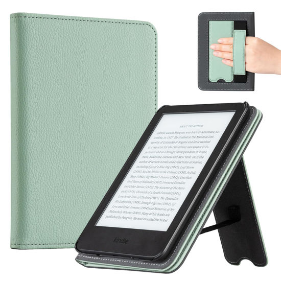 Picture of CoBak Case for 6'' All New Kindle 11th Generation 2022 Release Only - Ultra Slim PU Leather Smart Cover with Auto Sleep and Wake, Premium Protective Case for Kindle 2022, Sage-US-1