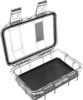 Picture of Pelican M40 Micro Case - Waterproof Case (Dry Box, Field Box) for iPhone, GoPro, Camera, Camping, Fishing, Hiking, Kayak, Beach and more (Black/Clear)