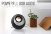 Picture of Creative Pebble V3 Minimalistic 2.0 USB-C Desktop Speakers with USB Audio, Clear Dialog Enhancement, Bluetooth 5.0, 8W RMS with 16W Peak Power, USB-A Converter Included (Black)