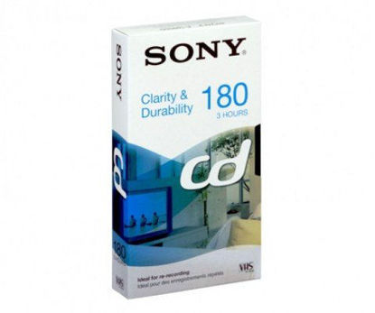 Picture of Sony E180 Blank VHS Tape