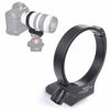 Picture of Tripod Mount Ring, 80mm Camera Lens Collar Socket for Canon EF 28-300mm f/3.5-5.6L is USM Lens and Canon EF 70-300mm f/4-5.6L is USM Lens, Built-in ARCA-Swiss Quick Release Plate for Tripod Ball Head