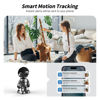 Picture of Chpuss Indoor Camera Robot, 2k HD 5g/2.4ghz WiFi Pet Robot Camera with Phone App EseeCloud, 360 PTZ Nanny Cam Hidden Camera 2-Way Audio, Bedroom Camera Human Tracking 7/24 Recording Night Vision